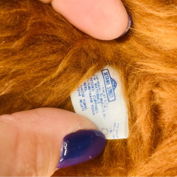 Knickerbocker Sesame Street Snuffleupagus Snuffy 1970s Plush Stuffed Animal 12” - Picture 7 of 10